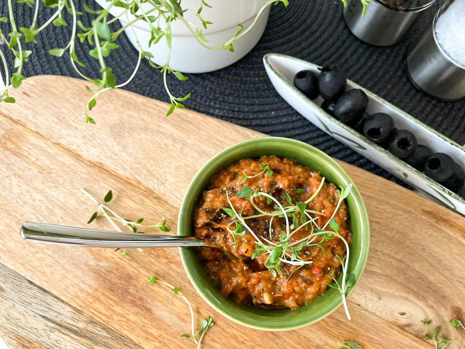 Paprika-Auberginen-Aufstrich | einfach selbstgemacht